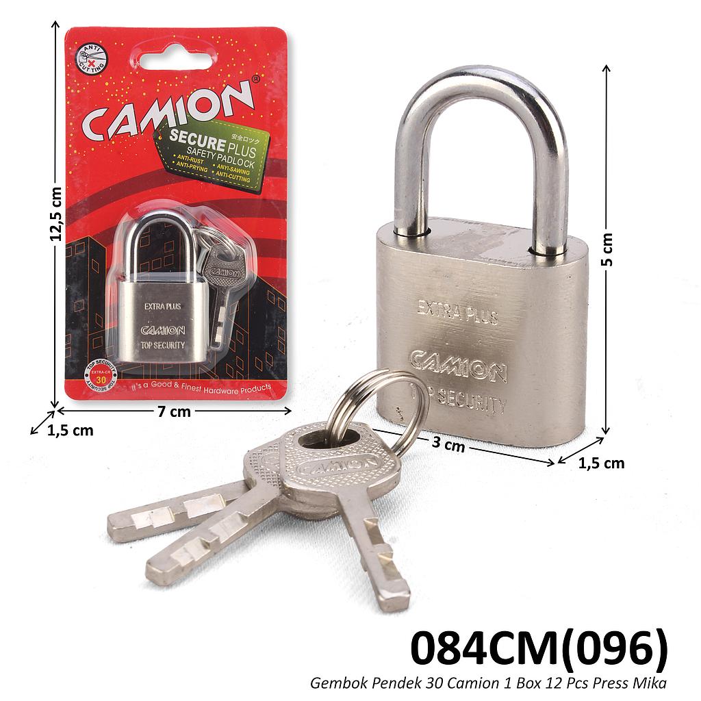 Gembok 30 Pendek Camion 1 Box 12 Pcs Press Mika @144