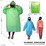 Jas Hujan Poncho Plastik Smart 1 Ikat 12 Pcs Ktg Opp @12