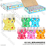 Slime Botol Karakter Crystal Mud 1 Box 48 Pcs Botol @960