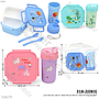 Lunch Box Set 1100 ml + Botol Minum 500 ml 1 Ikat 3 Pcs Ktg Opp @64