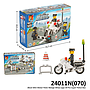 Mini Block Sepeda Motor Polisi Set Wange 59 Pcs Super Police Box