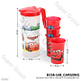 Teko Set Karakter 1400 ml + Gelas 4 Pcs 300 ml Ktg Opp @60