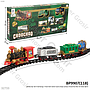 Kereta Api 4 Gerbong dan Track B/O Jalan Suara Asap Lampu Choochoo Box Window @24