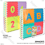 Matras Puzzle Lantai Huruf Angka & Sign 1 cm 20x20 cm 40 Pcs Edumats Ktg Shrink @12