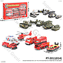 Diecast Kendaraan Set 1:16 7 Pcs F/W Street Machine 3 Model Box Window @48