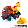 Truk Excavator Tronton Roda Warna Set Helm Worldtop Ktg @12