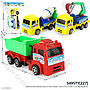 Truk Konstruksi Excavator / Dump / Molen Tayo F/C Toys 3 Model 1 Pack 6 Pcs 1 Inner 77 Pcs Ktg Opp @154
