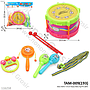 Drum Set Baby Rattle Happy Baby Ktg PVC @96