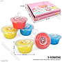 Slime Gambar Karakter Bubble Mud 1 Box 9 Pcs Cup @144
